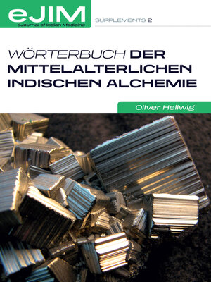 cover image of Wörterbuch der mittelalterlichen indischen Alchemie